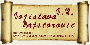 Vojislava Majstorović vizit kartica